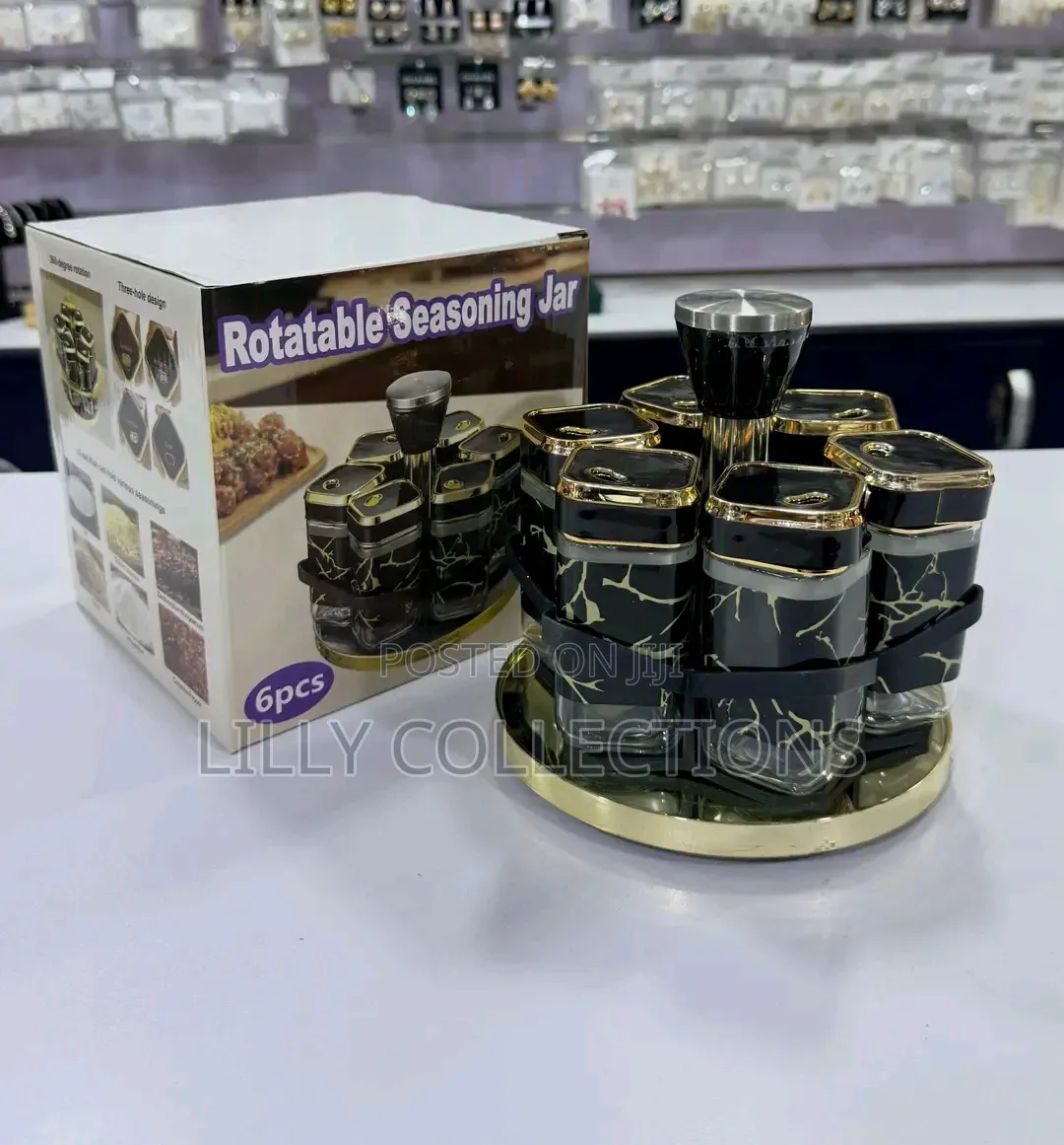 6 Piece Spice Jar