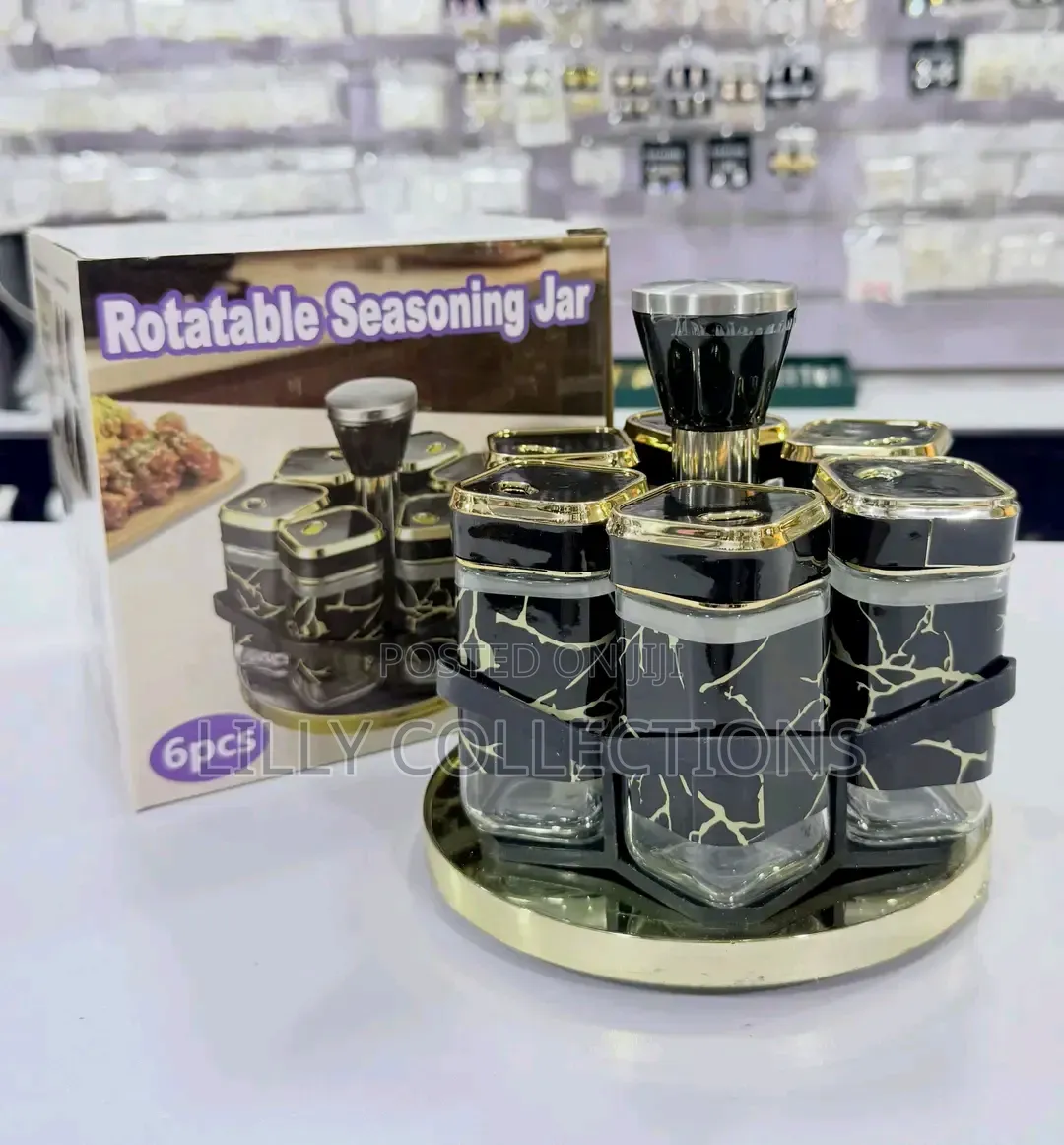 6 Piece Spice Jar