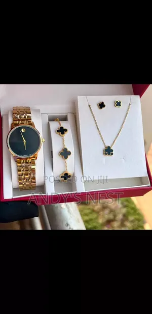 A Ladies Package With a Watch, Bracelet and a Necklace