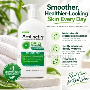 AmLactin Daily Nourish 12% Lactic Acid Lotion – 20 Oz (567g)
