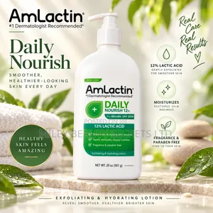 AmLactin Daily Nourish 12% Lactic Acid Lotion – 20 Oz (567g)