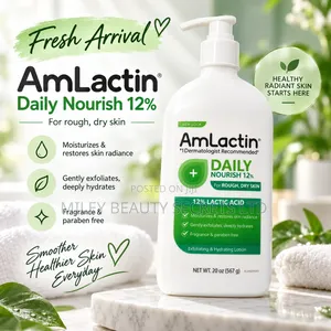 AmLactin Daily Nourish 12% Lactic Acid Lotion – 20 Oz (567g)