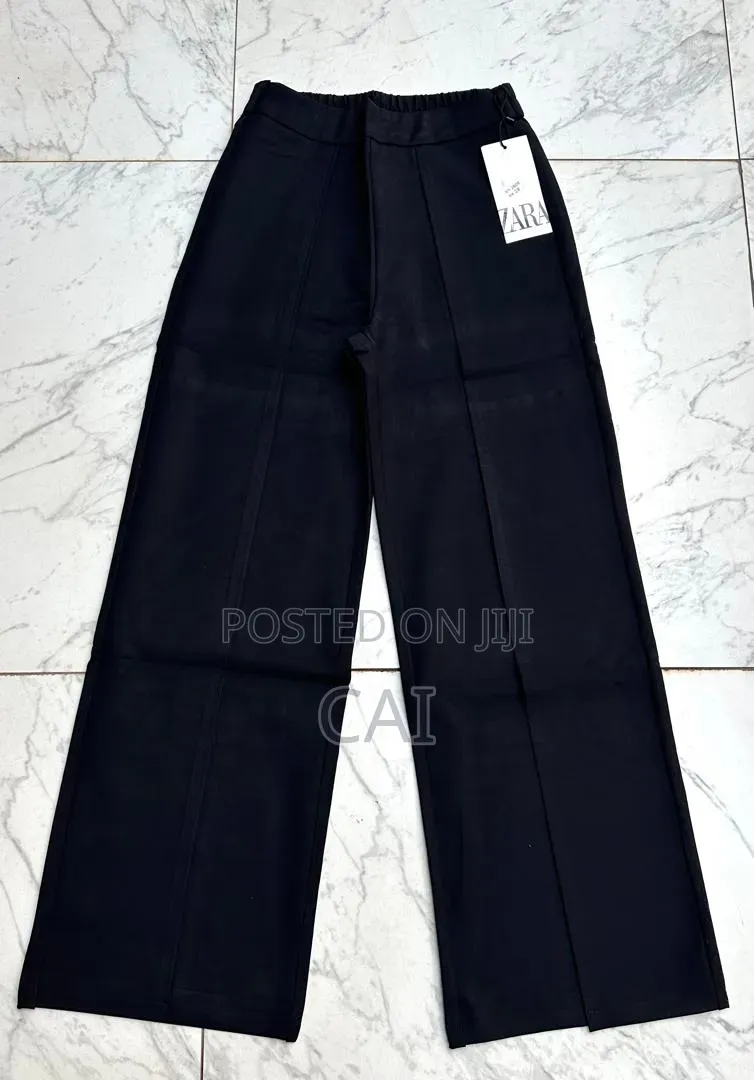 Zara Women's Wide-Leg, Straight-Leg Trousers
