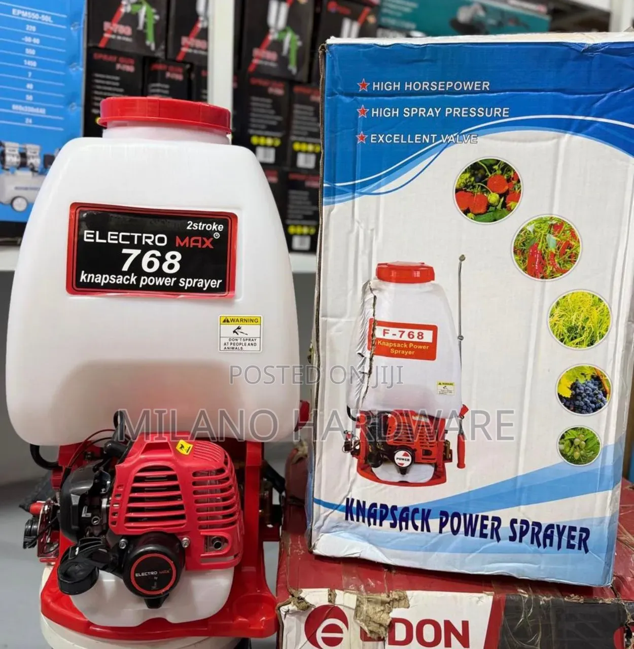 Electro Max 768 2-Stroke Knapsack Power Sprayer