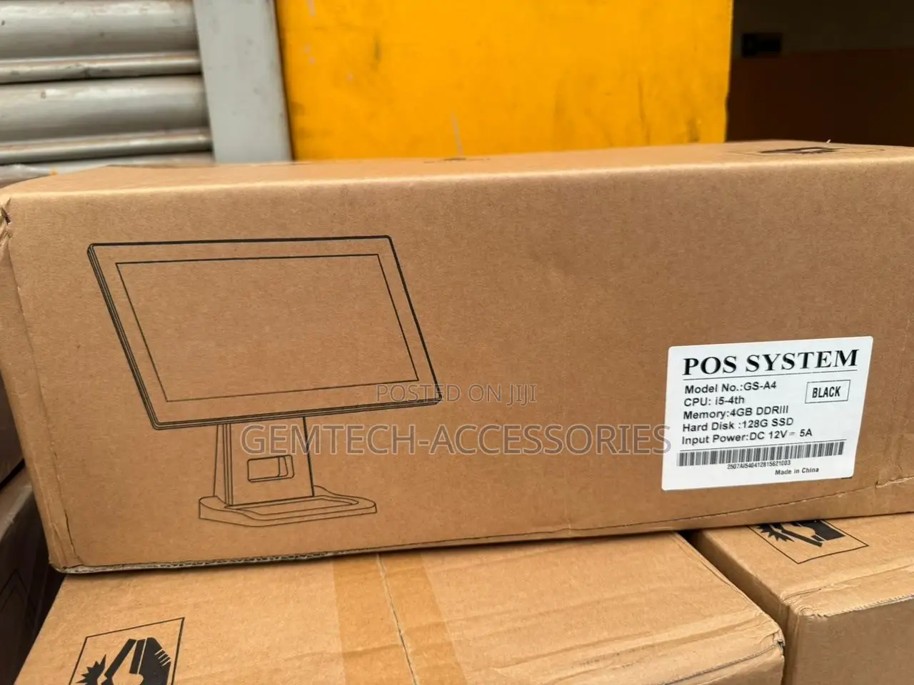 Gs-A4 15.6'' Capacitive Touch Screen Pos System Terminal