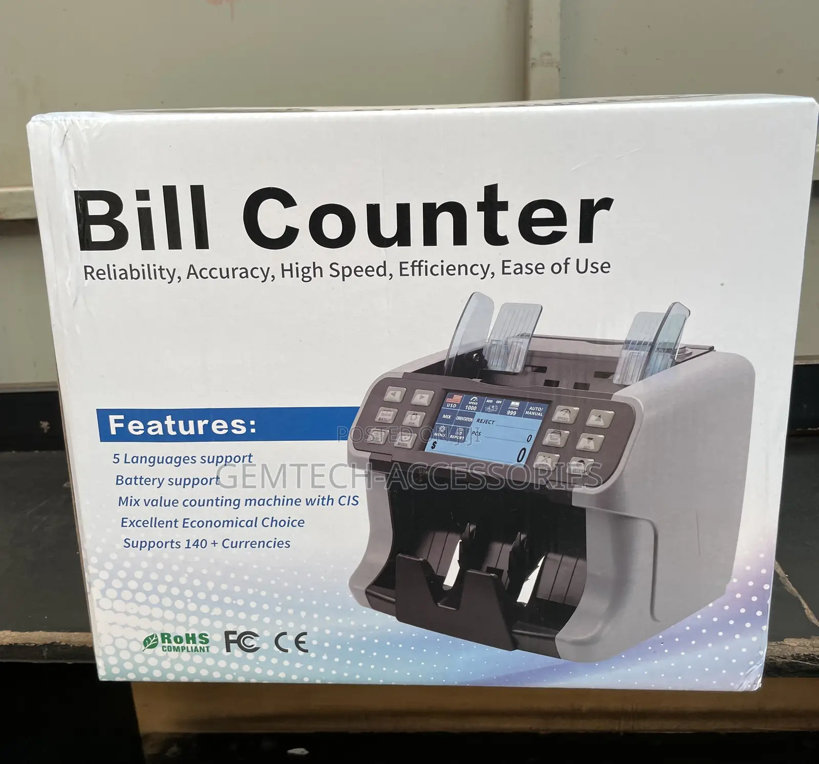 770P CIS Mix Value Bill Counting Machine