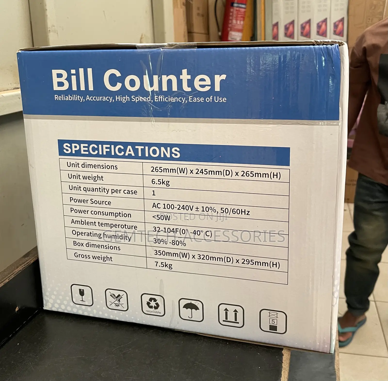 770P CIS Mix Value Bill Counting Machine