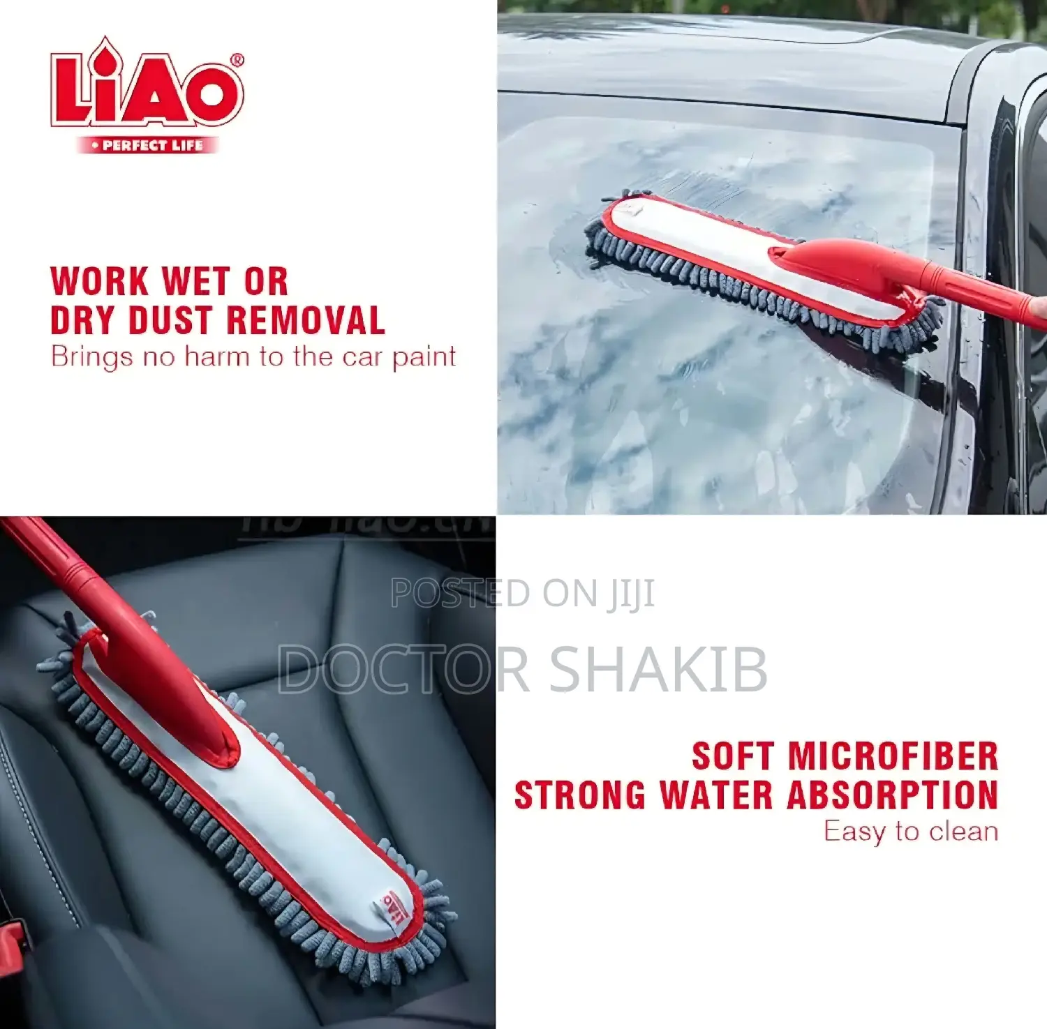 Liao Microfiber Car Cleaning Brush/Duster