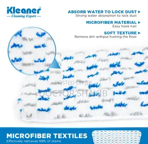 Kleaner Microfiber Mop Refills Measuring 45x14cm