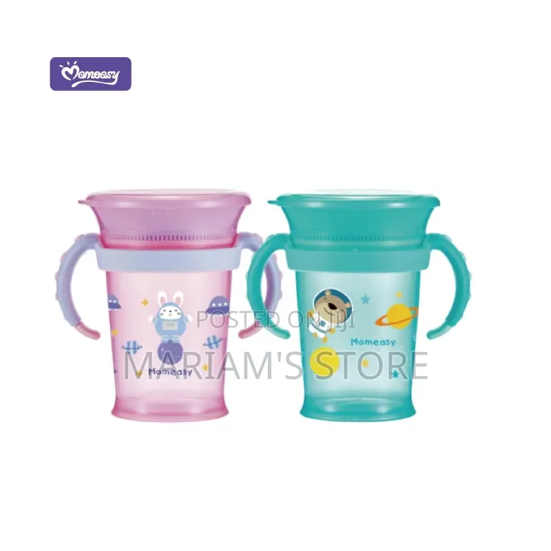 Momeasy 360° Natural Drinking Cups (210ml/7oz) Designed for Toddlers