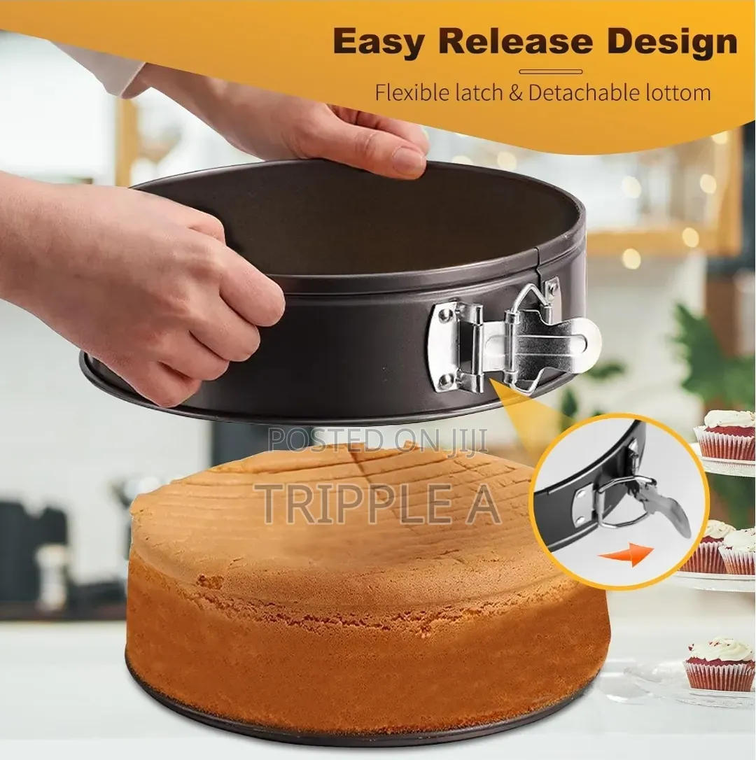 6 Piece Non-Stick Springform Cake Pan Set