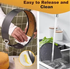 6 Piece Non-Stick Springform Cake Pan Set