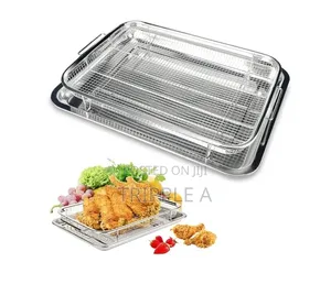 Super Unique Stainless Steel Air Fryer Basket for Oven