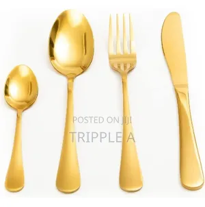 36pcs Gold Premium Stainless Steel Cutlery Set