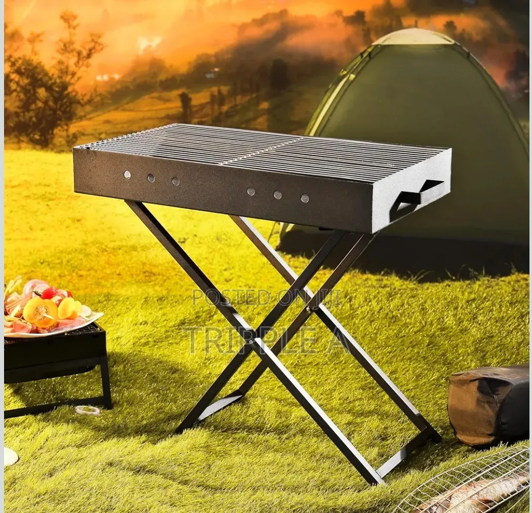 Portable Folding Charcoal Barbecue Traditional Grill