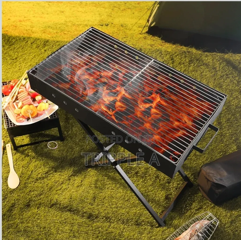 Portable Folding Charcoal Barbecue Traditional Grill