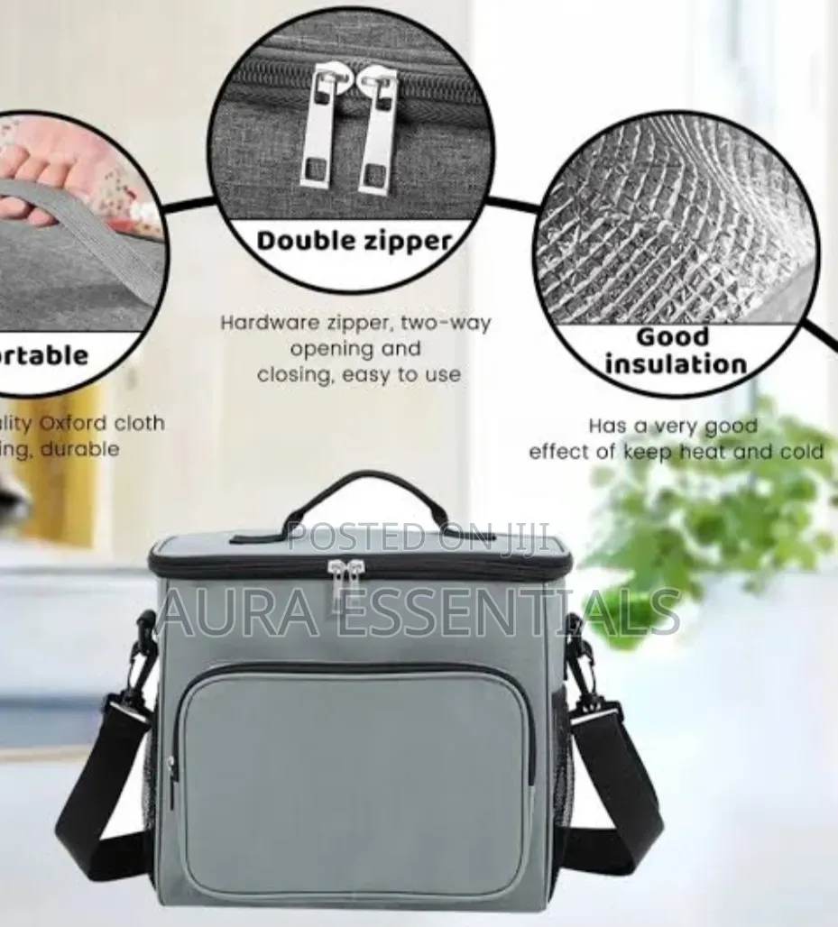 10L Insulated Lunch Bag for Men Women