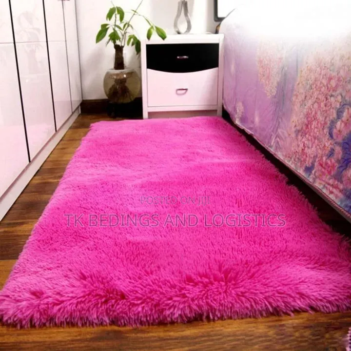 Pink Fluffy Carpet