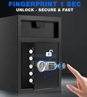 Biometric Steel Drop Deposit Fireproof Safe