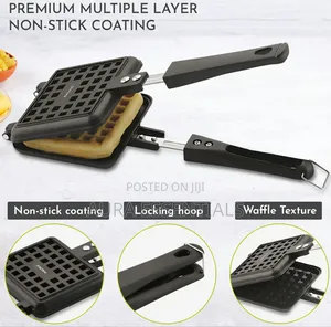 Non-Electric, Stove-Top Waffle Baking Mold