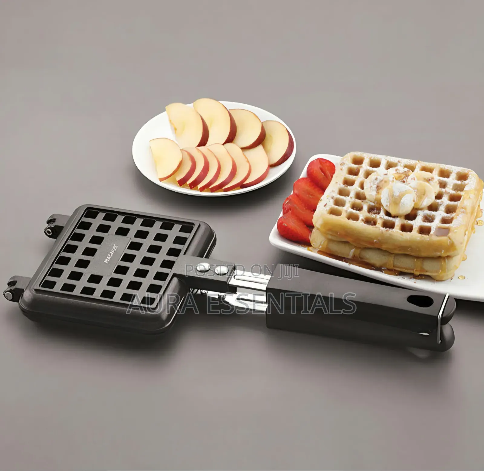 Non-Electric, Stove-Top Waffle Baking Mold