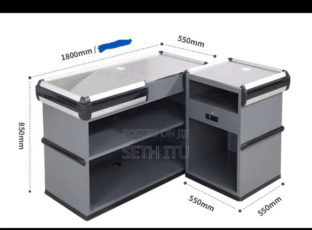 Supermarket Shelves and Counters