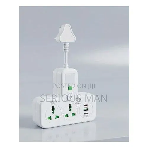 HyperLink 5-in-1 Universal Power Station- 2500W Multi-Plug Extension