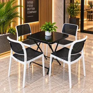 Modern Dining Folding Table and Chairs