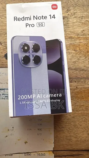 New Xiaomi Redmi Note 14 Pro+ 5G 256 GB Black