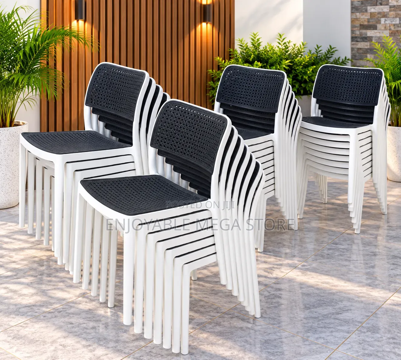 Mosaic Design Plastic Chairs Plastic Chairs