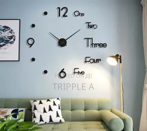 Large 3D DIY Wall Clock