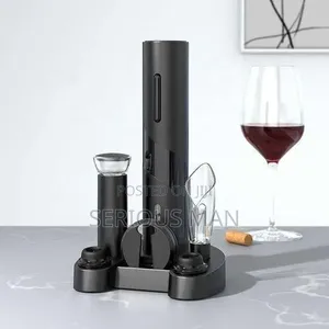Electric Wine Opener Set Base Style Wine Bottle Opener Corkscrew Kit