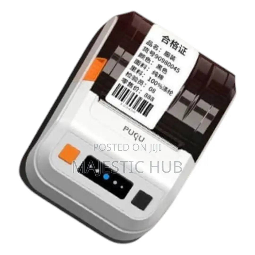 PUQU AQ Bluetooth Label Printer, 203dpi, 1800mAh Inkless Label Maker