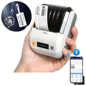 PUQU AQ Bluetooth Label Printer, 203dpi, 1800mAh Inkless Label Maker