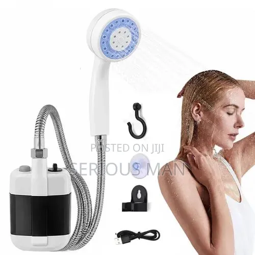 Portable Rechargeable Outdoor Shower With Submersible Pump Hose