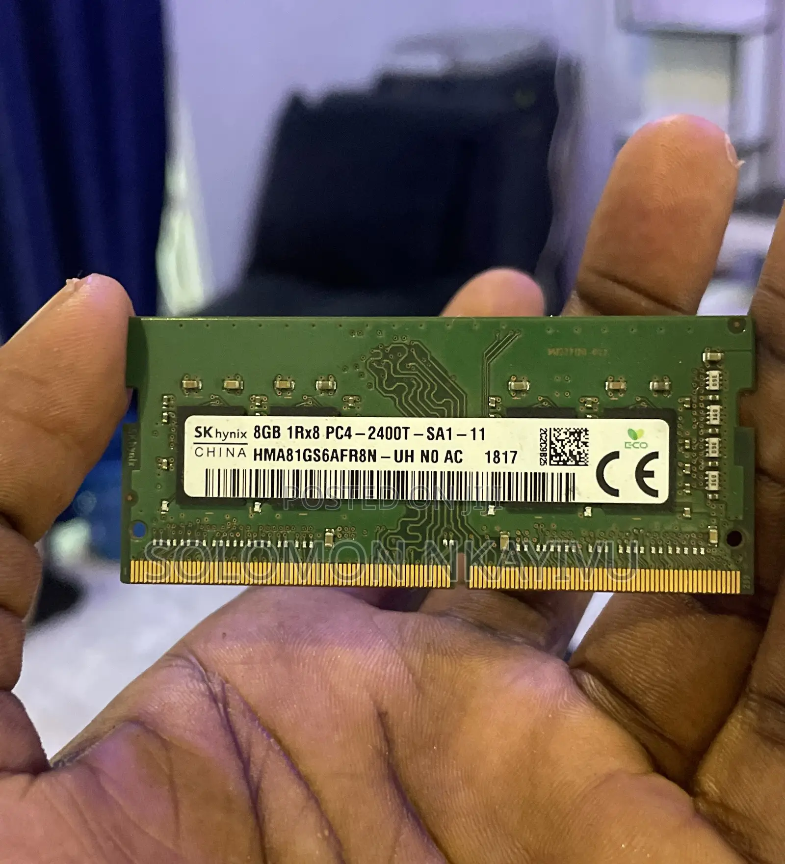 16GB DDR4 RAM (2x8GB) High-Speed Memory for Laptop/Aio