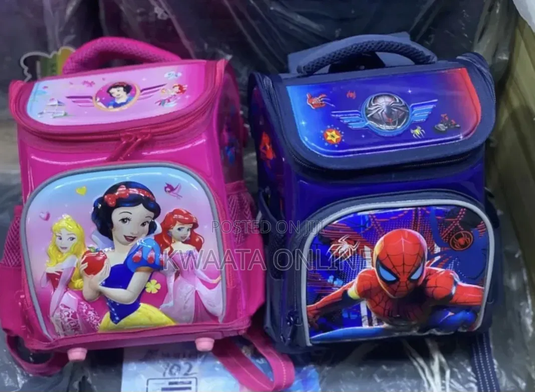 Kids' Premium 3D Character School Bag, Smooth Surface