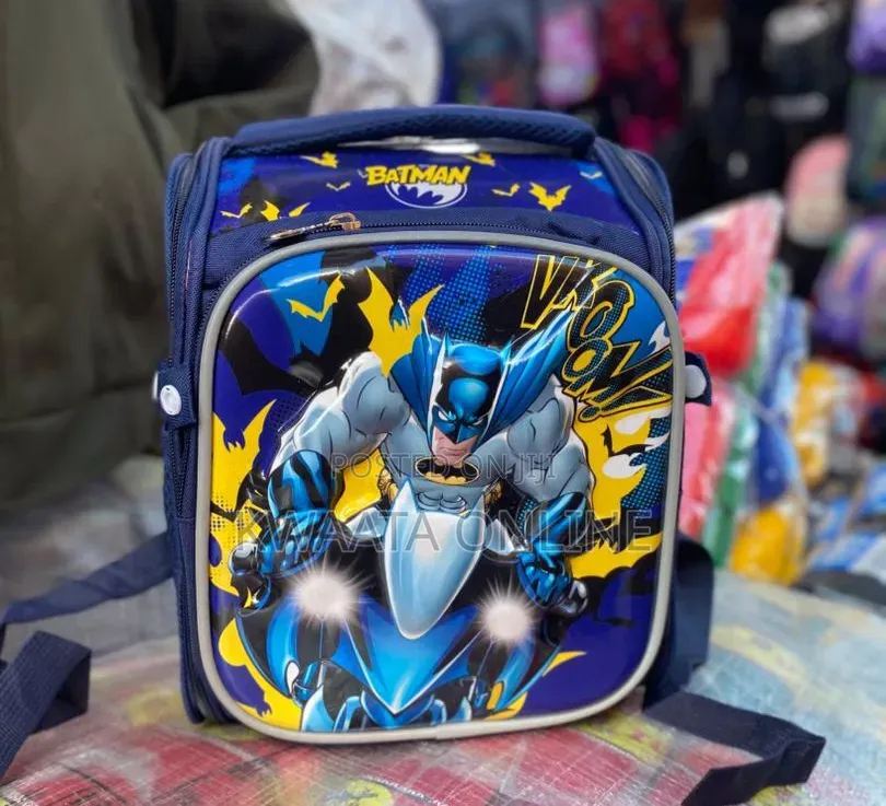 Kids' Premium 3D Character School Bag, Smooth Surface