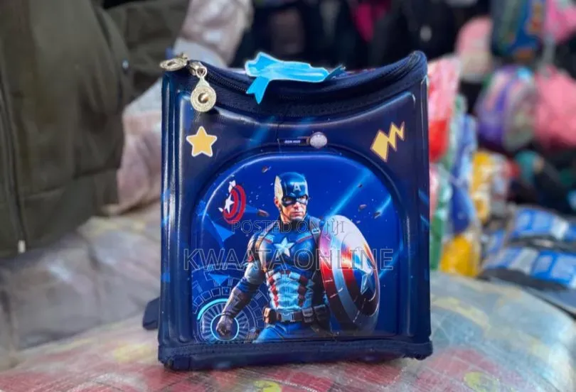 Kids' Premium 3D Character School Bag, Smooth Surface