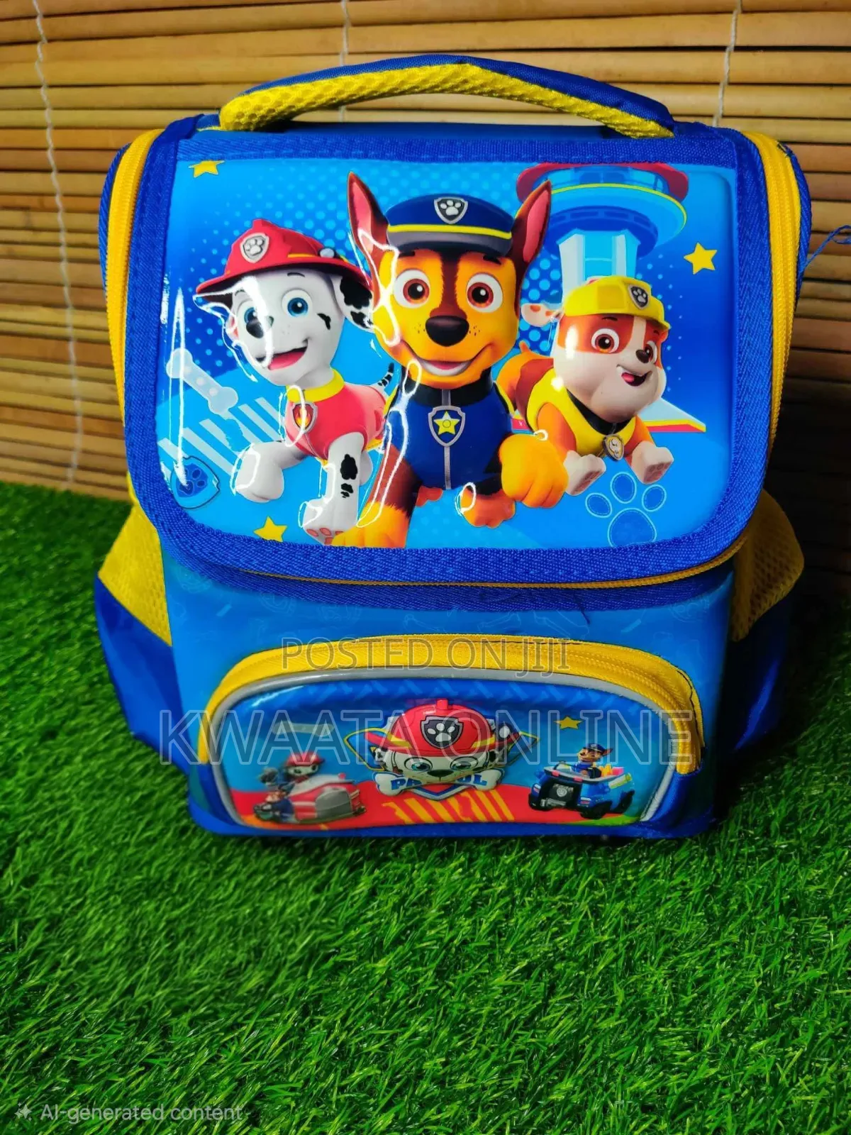 Kids' Premium 3D Character School Bag, Smooth Surface