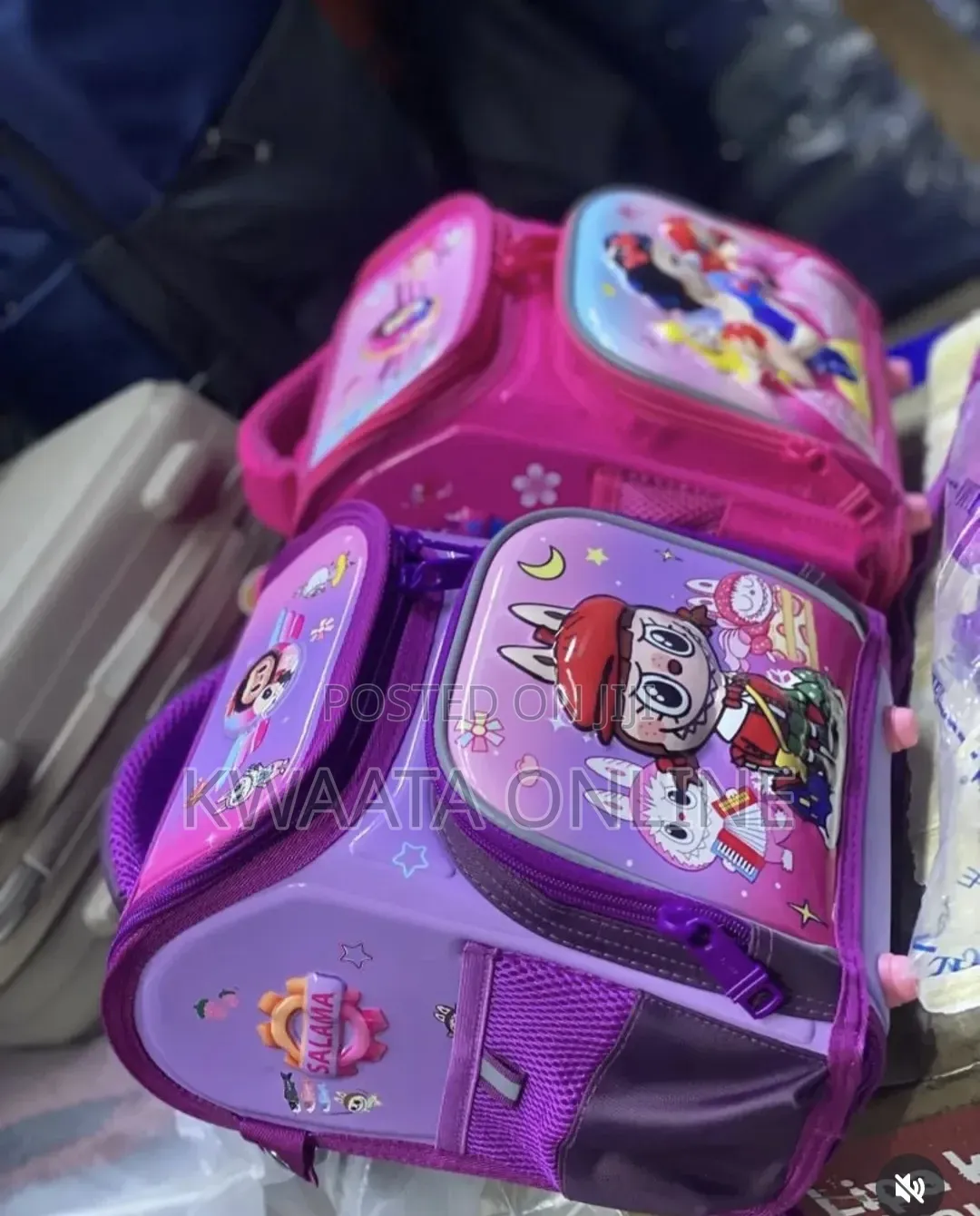 Kids' Premium 3D Character School Bag, Smooth Surface