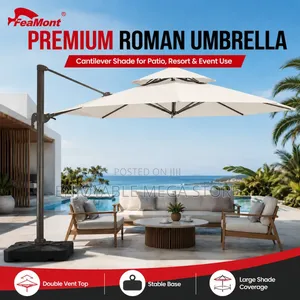 Roman Empire Large Outdoor Garden Umbrella Brand New