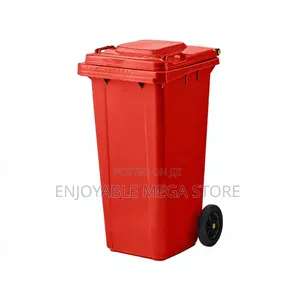 Red 120ltrs Plastic Dust Bins Plastic Dust Bins