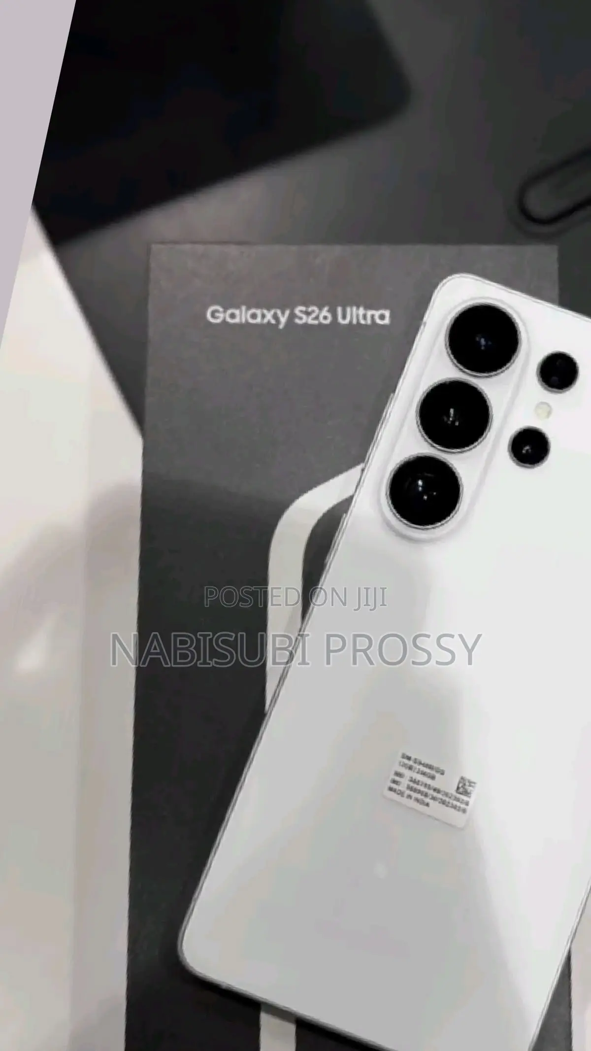 New Samsung Galaxy S26 Ultra 5G 256 GB White