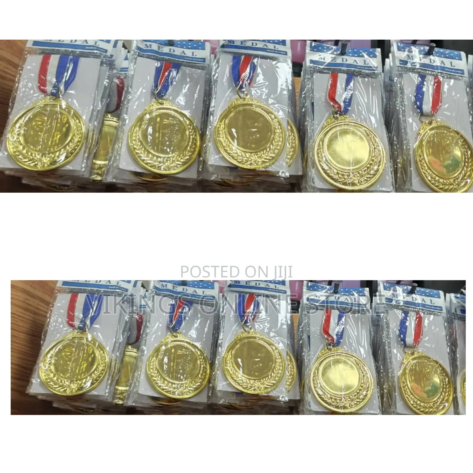 Gold Plated Tournament Medals