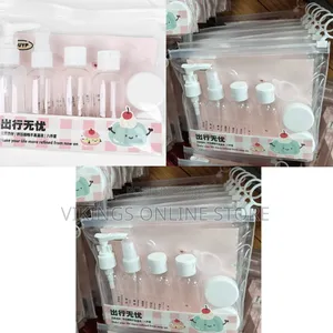 6Pcs/Set Travel Bottles Cosmetic Packaging Empty Pressure Spray
