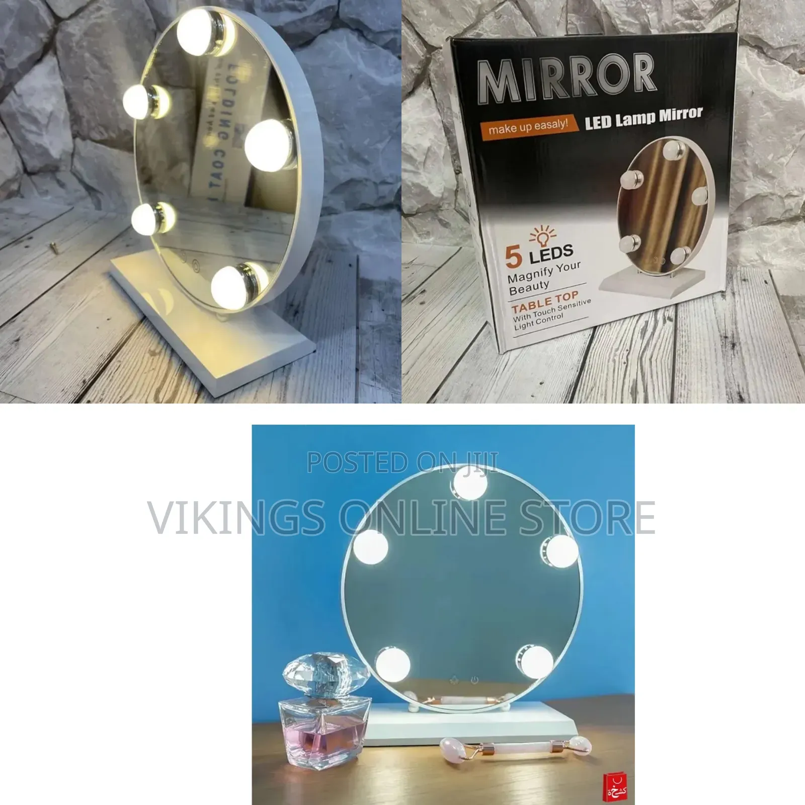 5 Leds Magnify Your Beauty Led Lamp Mirror
