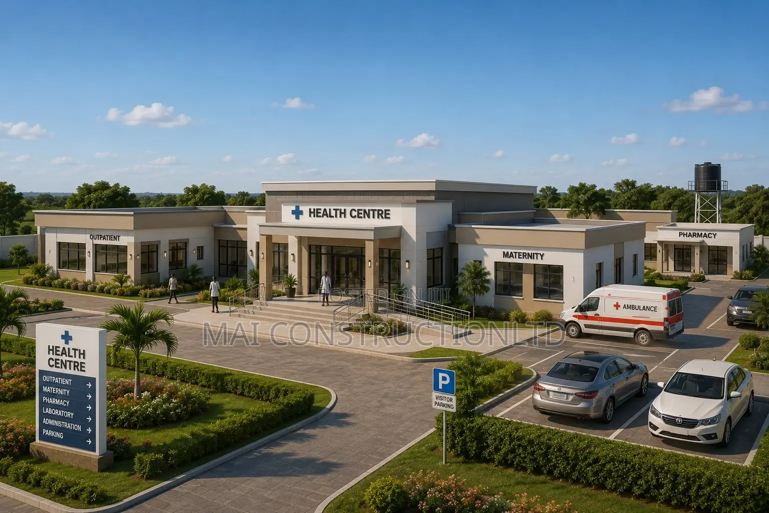 Modern Health Centre Design Package (Architectural Drawings + BOQs)