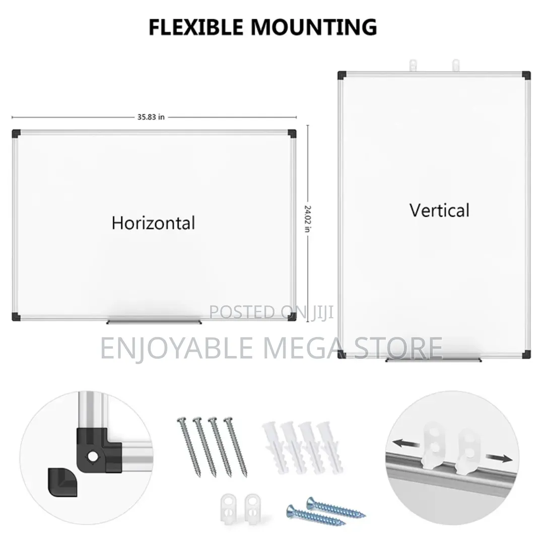 Double Sided Magnetic Whiteboards 60×90cm