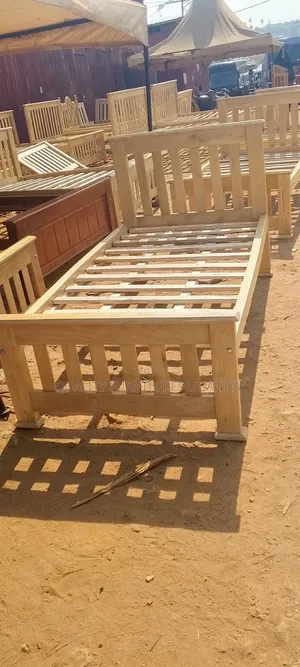 3 by 6 Bed (Strong Wooden Bed)